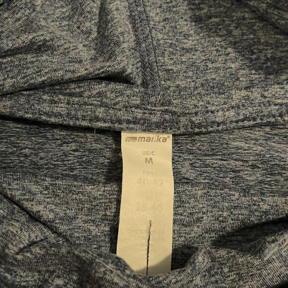 Marika Cowl Neck Blue Sweater Size Medium - Picture 3 of 4